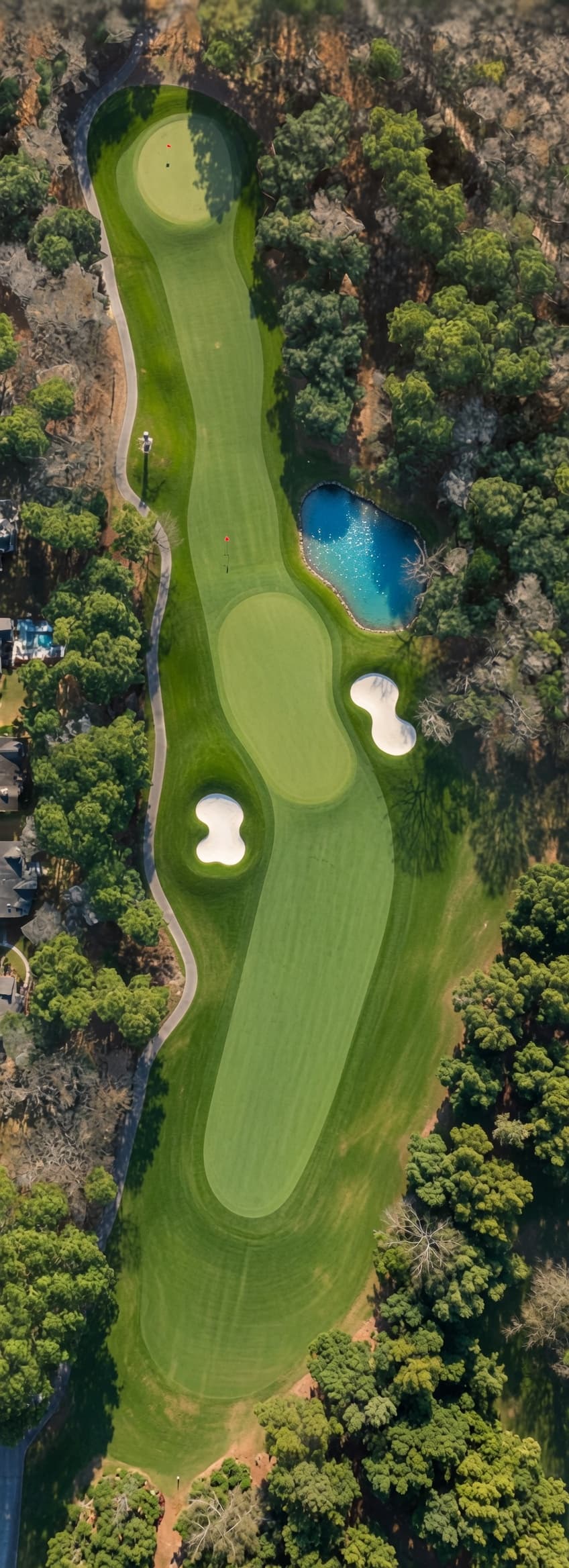 Hole 1 map